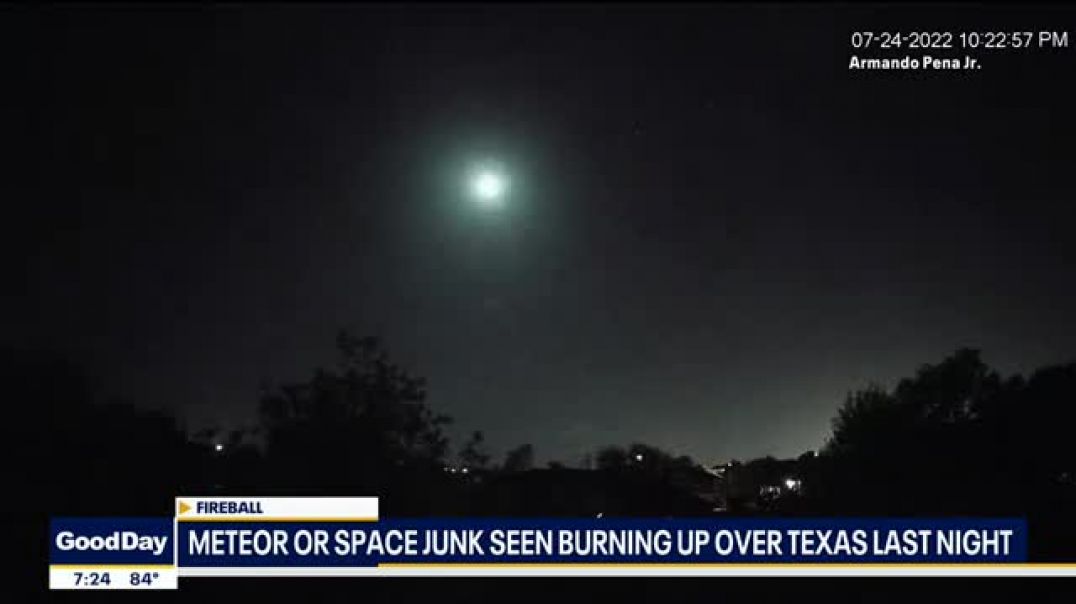 Fireball spotted over Texas